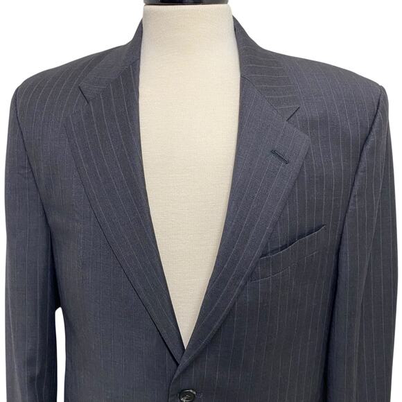 Lauren Ralph Lauren Other - Lauren Ralph Lauren Pinstripe Blazer Suit Jacket Mens 40R Two Button Wool LRL